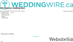 weddingwire.ca Screenshot