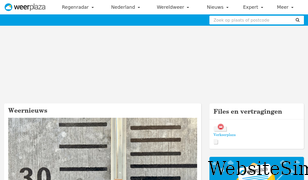 weerplaza.nl Screenshot