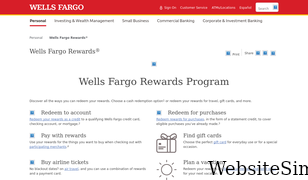 wellsfargorewards.com Screenshot