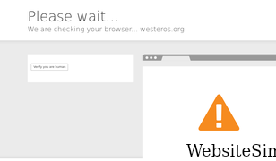 westeros.org Screenshot