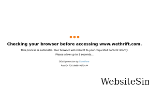 wethrift.com Screenshot