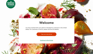 wholefoodsmarket.com Screenshot