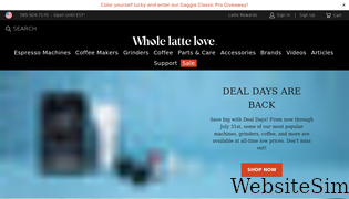 wholelattelove.com Screenshot