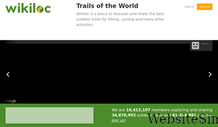 wikiloc.com Screenshot