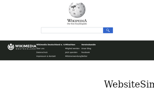 wikipedia.de Screenshot