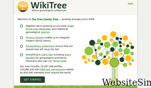 wikitree.com Screenshot