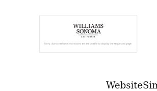 williams-sonoma.com Screenshot
