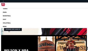 wilson.com Screenshot