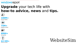 windowsreport.com Screenshot