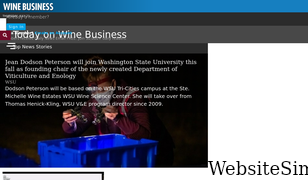winebusiness.com Screenshot