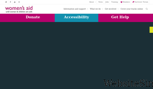 womensaid.org.uk Screenshot