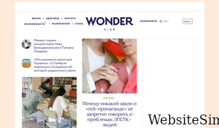 wonderzine.com Screenshot