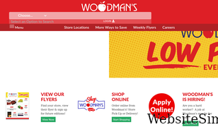 woodmans-food.com Screenshot