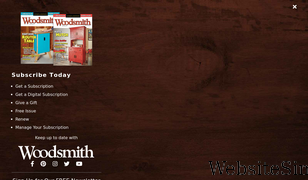 woodsmith.com Screenshot