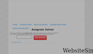 wordfinders.com Screenshot