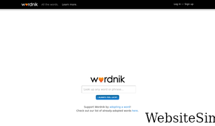 wordnik.com Screenshot