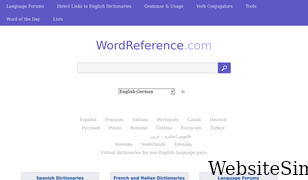 wordreference.com Screenshot