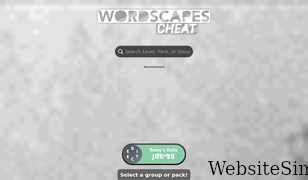 wordscapescheat.com Screenshot