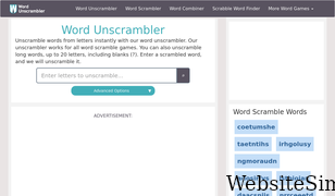 wordunscrambler.net Screenshot