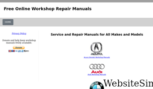 workshop-manuals.com Screenshot
