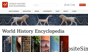 worldhistory.org Screenshot