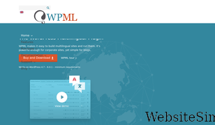 wpml.org Screenshot