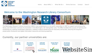 wrlc.org Screenshot