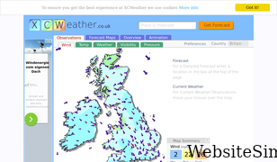 xcweather.co.uk Screenshot