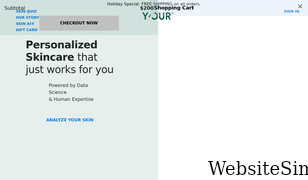 y-ourskin.com Screenshot