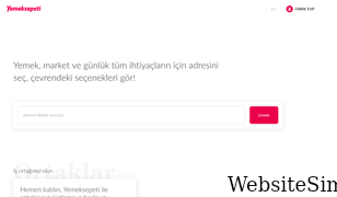yemeksepeti.com Screenshot