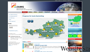 zamg.ac.at Screenshot