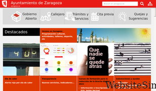 zaragoza.es Screenshot