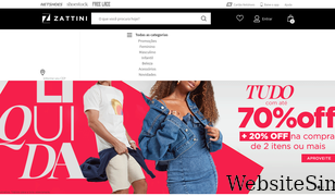 zattini.com.br Screenshot