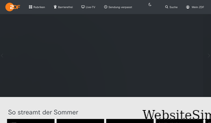 zdf.de Screenshot