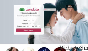 zendate.com Screenshot