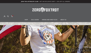 zerofoxtrot.com Screenshot