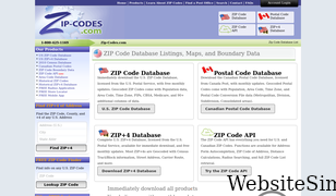 zip-codes.com Screenshot
