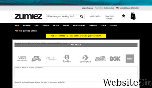 zumiez.com Screenshot