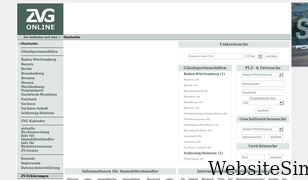 zvg-online.net Screenshot