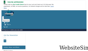 zzounds.com Screenshot